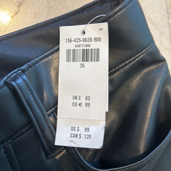 Abercrombie leather pants NWT - Picture 4 of 4